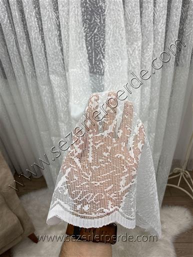 Yeni Sezon Örme Tül Perde Taç Yağmur Damlası