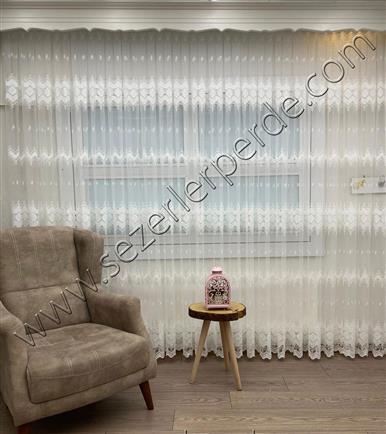 2026 Sezonu Lilium Tül Perde Hale 11209