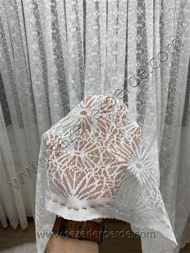 Yeni Sezon Örme Tül Perde 627 (Ütü İstemez)