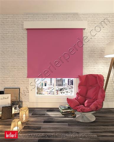 İthal Pembe Stor Perde