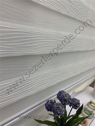 Lüx Zebra Perde Yıldız 802 Krem