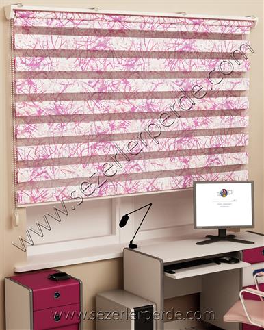 Baskılı Zebra Perde Desen 524