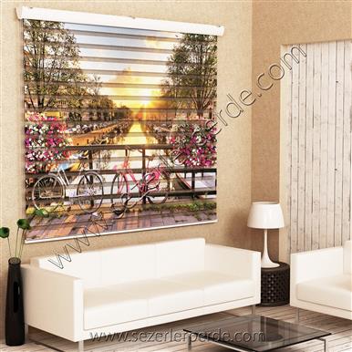 Poster Baskılı  Zebra Perde  SZR-1003
