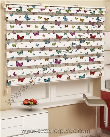 Baskılı Zebra Perde Desen 530